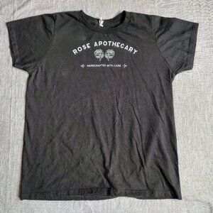 Schitts Creek Rose Apothecary T-Shirt Women's Size 3XL XXXL Black White Sitcom